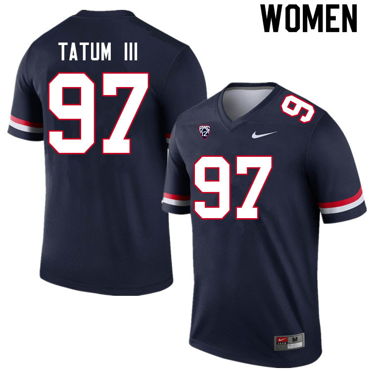 Women #97 Leevel Tatum III Arizona Wildcats College Football Jerseys Sale-Navy
